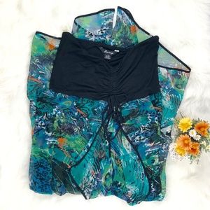 Zury Strapless Maxi Wrap Dress